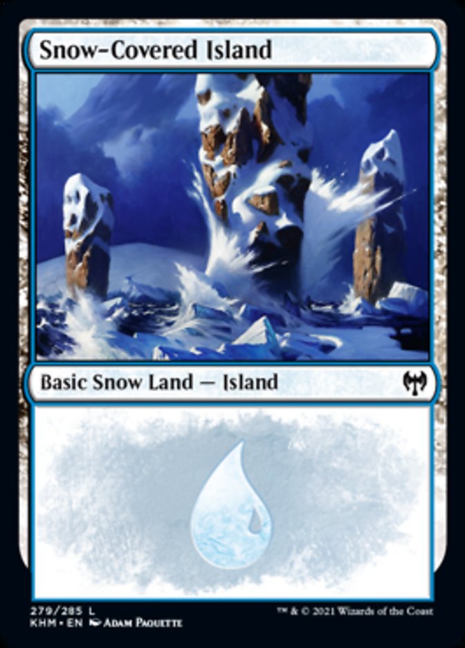 Snow-Covered Island (279) [Kaldheim] | Jomio and Rueliete's Cards and Comics
