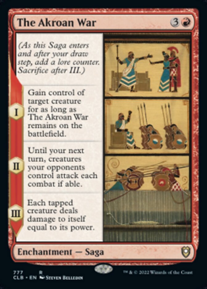 The Akroan War [Commander Legends: Battle for Baldur's Gate] | Jomio and Rueliete's Cards and Comics