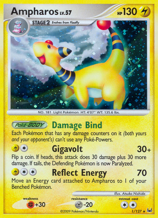 Ampharos (1/127) [Platinum: Base Set] | Jomio and Rueliete's Cards and Comics