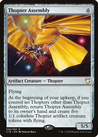 Thopter Assembly [Commander 2018] | Jomio and Rueliete's Cards and Comics