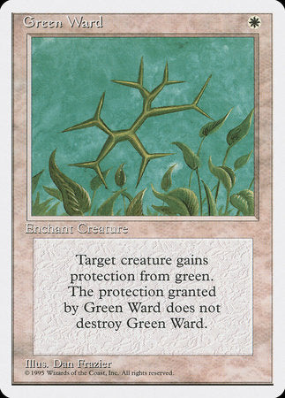 Green Ward [Fourth Edition] | Jomio and Rueliete's Cards and Comics