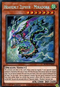 Heavenly Zephyr - Miradora [BLVO-EN029] Secret Rare | Jomio and Rueliete's Cards and Comics
