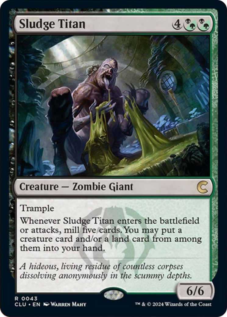 Sludge Titan [Ravnica: Clue Edition] | Jomio and Rueliete's Cards and Comics