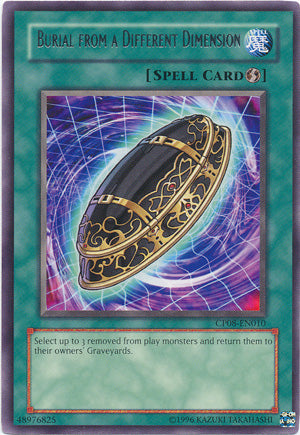 Burial from a Different Dimension [CP08-EN010] Rare | Jomio and Rueliete's Cards and Comics