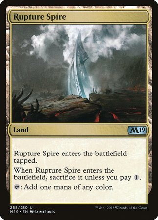 Rupture Spire [Core Set 2019] | Jomio and Rueliete's Cards and Comics