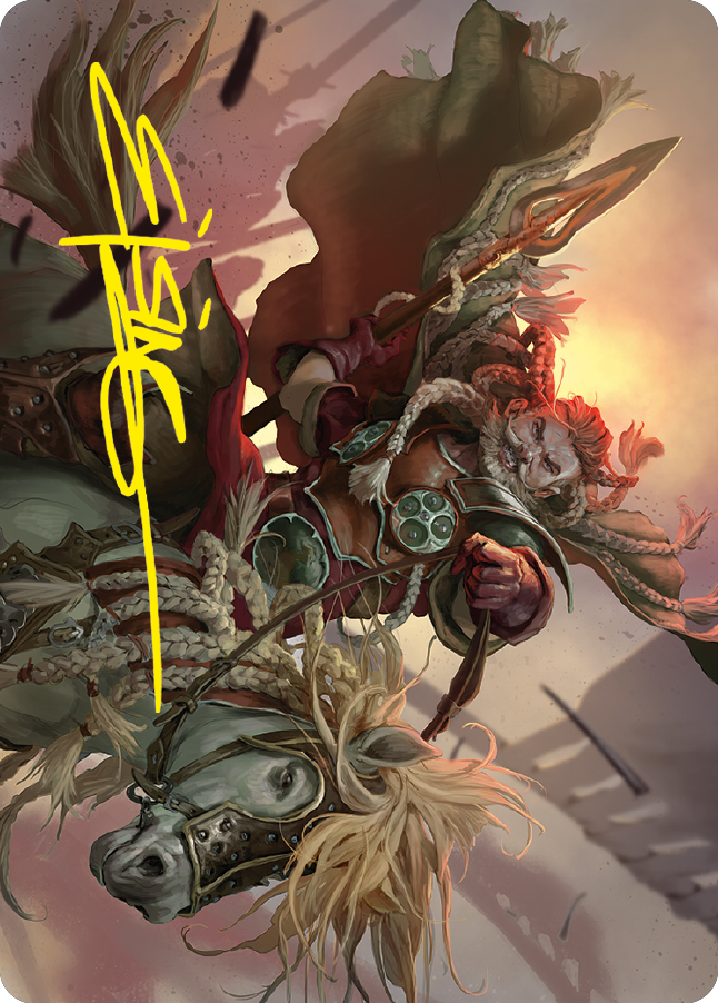 Eomer of the Riddermark Art Card (Gold-Stamped Signature) [The Lord of the Rings: Tales of Middle-earth Art Series] | Jomio and Rueliete's Cards and Comics