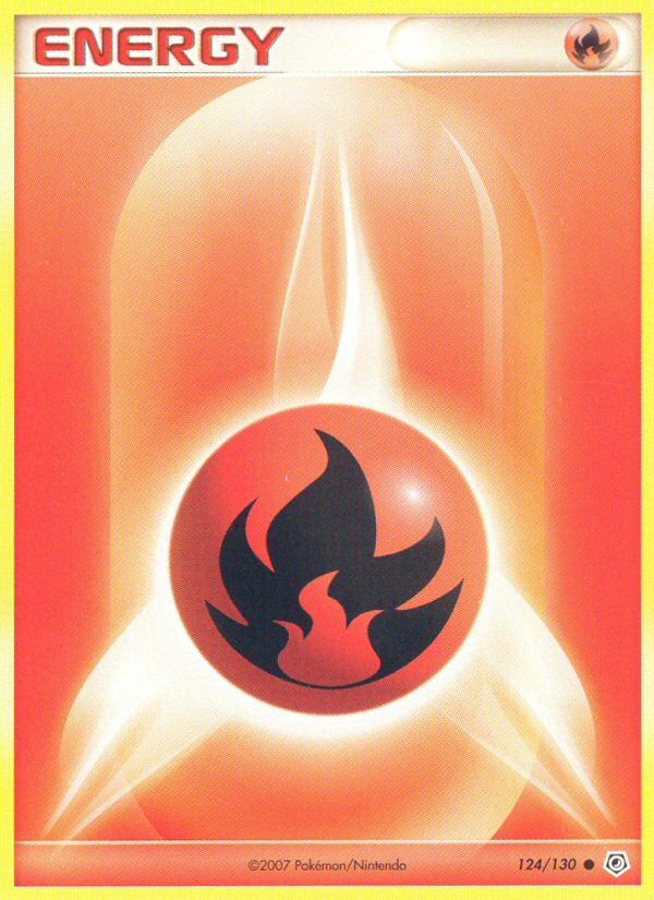 Fire Energy (124/130) [Diamond & Pearl: Base Set] | Jomio and Rueliete's Cards and Comics