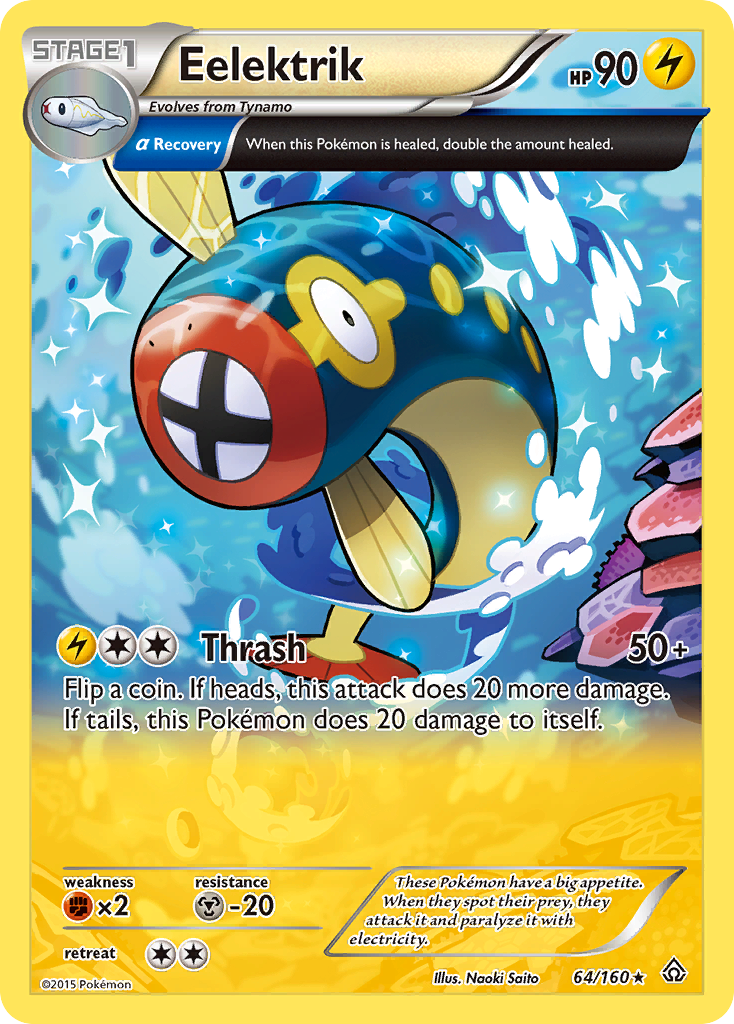Eelektrik (64/160) [XY: Primal Clash] | Jomio and Rueliete's Cards and Comics