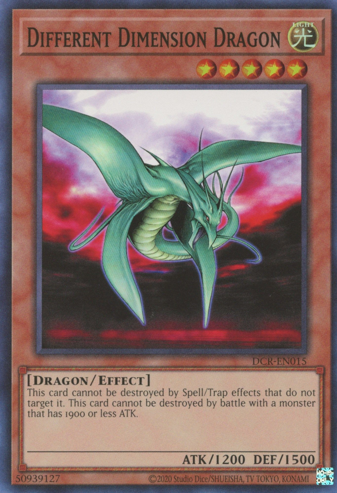 Different Dimension Dragon [DCR-EN015] Super Rare | Jomio and Rueliete's Cards and Comics