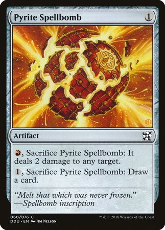 Pyrite Spellbomb [Duel Decks: Elves vs. Inventors] | Jomio and Rueliete's Cards and Comics