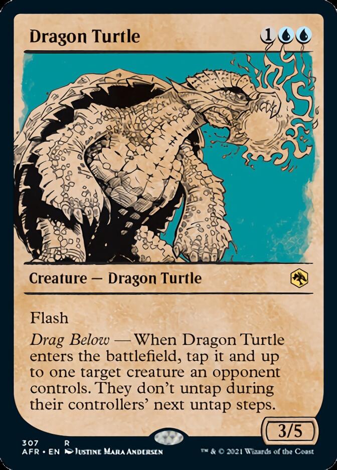 Dragon Turtle (Showcase) [Dungeons & Dragons: Adventures in the Forgotten Realms] | Jomio and Rueliete's Cards and Comics