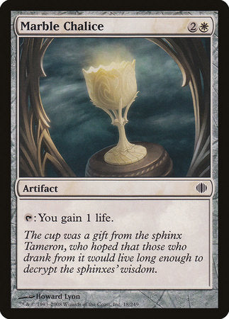 Marble Chalice [Shards of Alara] | Jomio and Rueliete's Cards and Comics