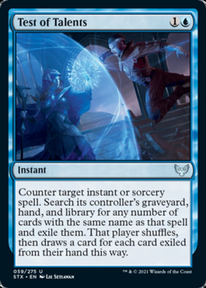 Test of Talents [Strixhaven: School of Mages] | Jomio and Rueliete's Cards and Comics