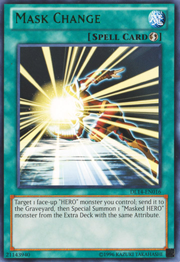 Mask Change (Green) [DL14-EN016] Rare | Jomio and Rueliete's Cards and Comics