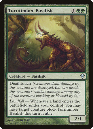Turntimber Basilisk [Zendikar] | Jomio and Rueliete's Cards and Comics