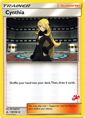 Cynthia (119/156) (Charizard Stamp #59) [Battle Academy 2020] | Jomio and Rueliete's Cards and Comics