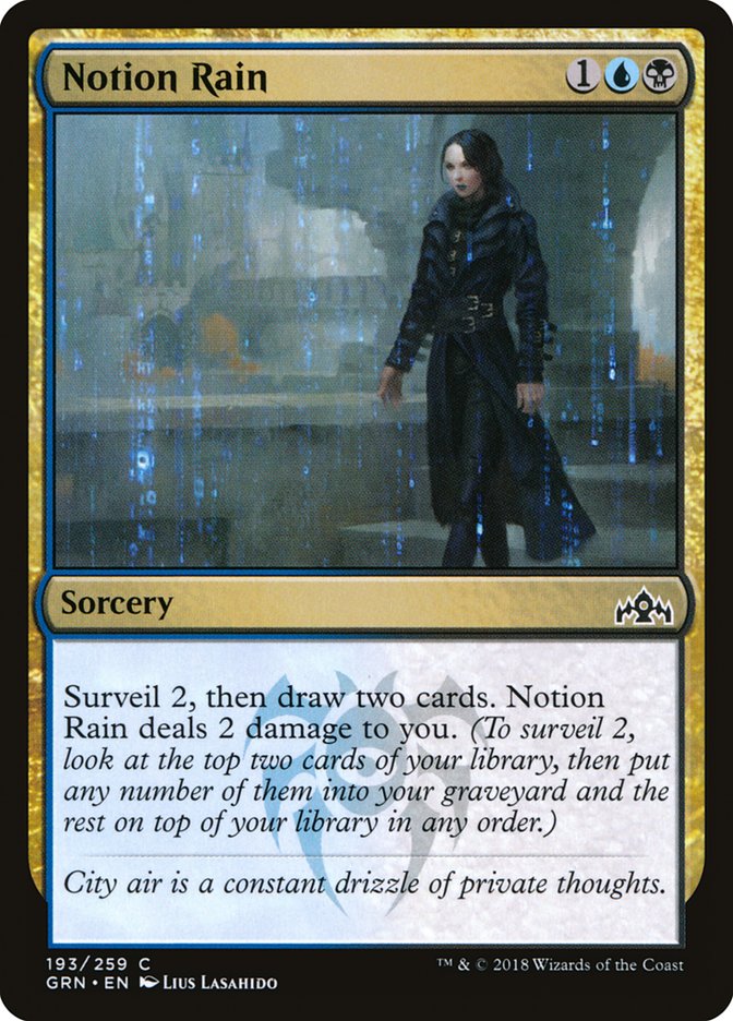 Notion Rain [Guilds of Ravnica] | Jomio and Rueliete's Cards and Comics