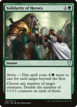 Solidarity of Heroes [Commander Anthology Volume II] | Jomio and Rueliete's Cards and Comics