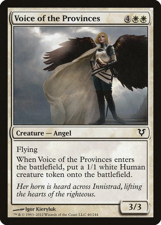 Voice of the Provinces [Avacyn Restored] | Jomio and Rueliete's Cards and Comics