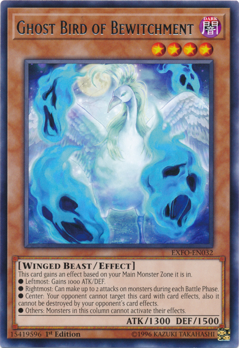 Ghost Bird of Bewitchment [EXFO-EN032] Rare | Jomio and Rueliete's Cards and Comics