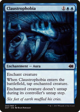 Claustrophobia [Duel Decks: Merfolk vs. Goblins] | Jomio and Rueliete's Cards and Comics