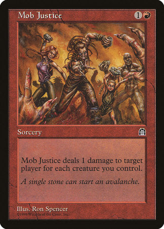Mob Justice [Stronghold] | Jomio and Rueliete's Cards and Comics