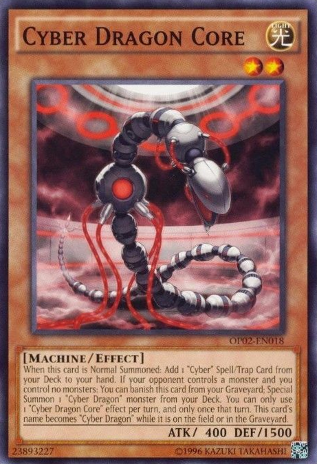 Cyber Dragon Core [OP02-EN018] Common | Jomio and Rueliete's Cards and Comics