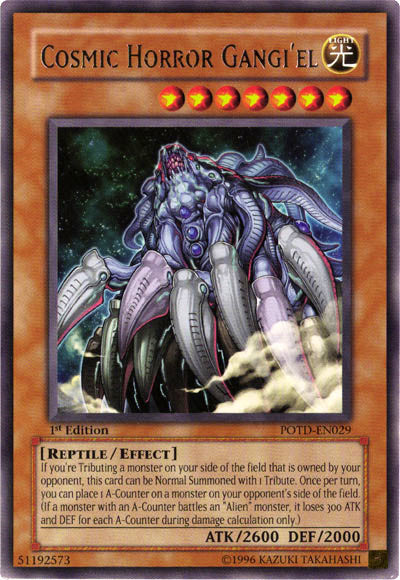 Cosmic Horror Gangi'el [POTD-EN029] Rare | Jomio and Rueliete's Cards and Comics
