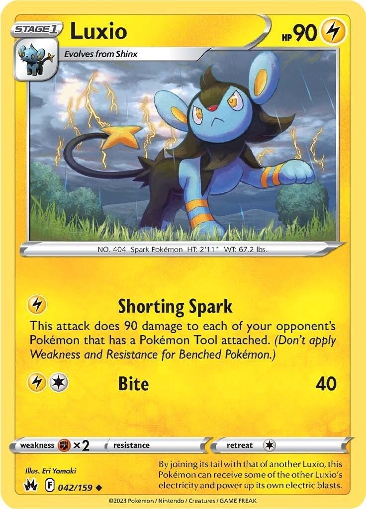Luxio (042/159) (42) [Sword & Shield: Crown Zenith] | Jomio and Rueliete's Cards and Comics