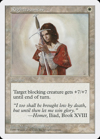 Righteousness [Fifth Edition] | Jomio and Rueliete's Cards and Comics