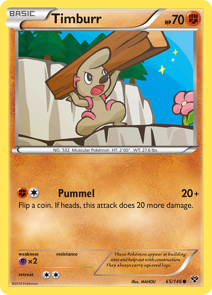 Timburr (65/146) [XY: Base Set] | Jomio and Rueliete's Cards and Comics