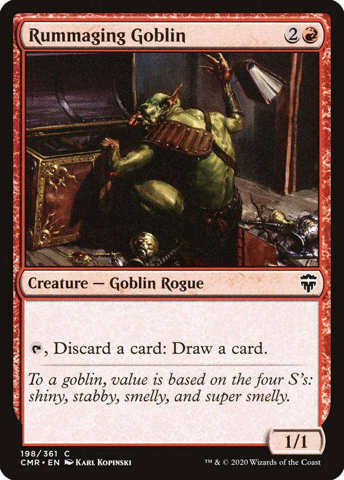 Rummaging Goblin [Commander Legends] | Jomio and Rueliete's Cards and Comics