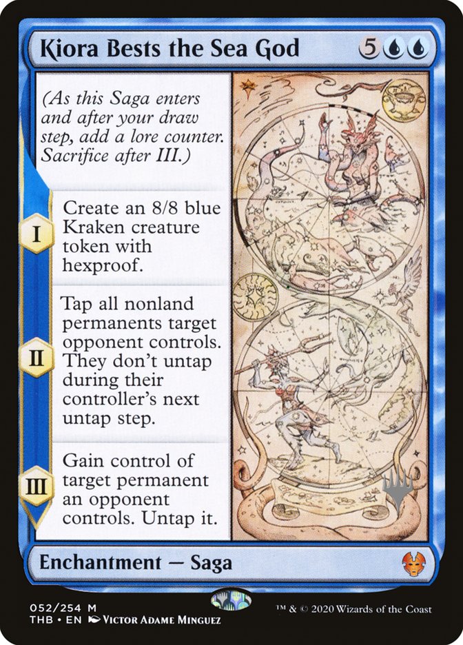 Kiora Bests the Sea God (Promo Pack) [Theros Beyond Death Promos] | Jomio and Rueliete's Cards and Comics