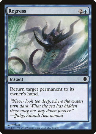 Regress [Rise of the Eldrazi] | Jomio and Rueliete's Cards and Comics