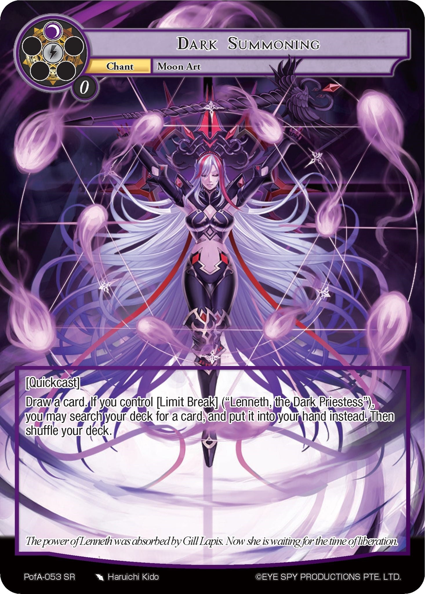 Dark Summoning (Full Art) (PofA-053) [Alice Origin IV: Prologue of Attoractia] | Jomio and Rueliete's Cards and Comics
