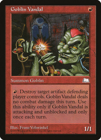 Goblin Vandal [Weatherlight] | Jomio and Rueliete's Cards and Comics