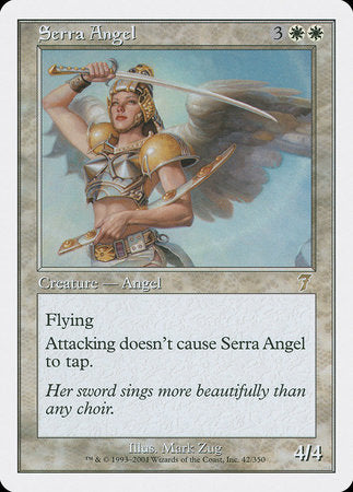 Serra Angel [Seventh Edition] | Jomio and Rueliete's Cards and Comics