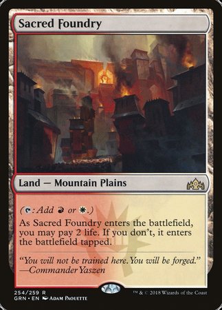 Sacred Foundry [Guilds of Ravnica] | Jomio and Rueliete's Cards and Comics