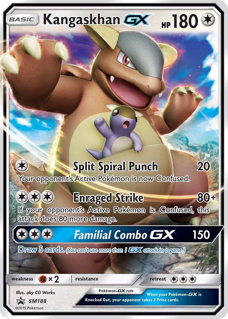 Kangaskhan GX (SM188) [Sun & Moon: Black Star Promos] | Jomio and Rueliete's Cards and Comics