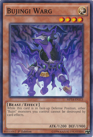 Bujingi Warg [MP14-EN113] Common | Jomio and Rueliete's Cards and Comics
