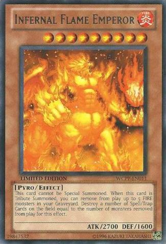 Infernal Flame Emperor [WCPP-EN011] Rare | Jomio and Rueliete's Cards and Comics