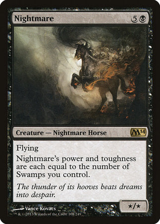 Nightmare [Magic 2014] | Jomio and Rueliete's Cards and Comics