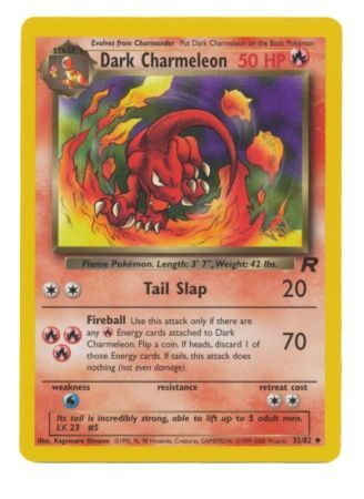 Dark Charmeleon (32/82) (W Stamped Promo) [Team Rocket Unlimited] | Jomio and Rueliete's Cards and Comics