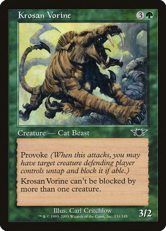 Krosan Vorine [Legions] | Jomio and Rueliete's Cards and Comics