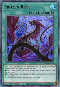Frozen Rose (Green) [LDS2-EN119] Ultra Rare | Jomio and Rueliete's Cards and Comics
