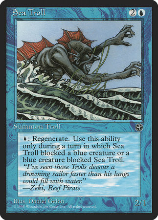 Sea Troll [Homelands] | Jomio and Rueliete's Cards and Comics
