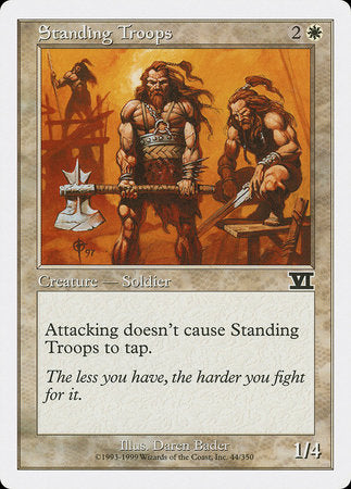 Standing Troops [Classic Sixth Edition] | Jomio and Rueliete's Cards and Comics