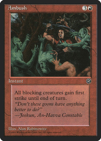 Ambush [Homelands] | Jomio and Rueliete's Cards and Comics