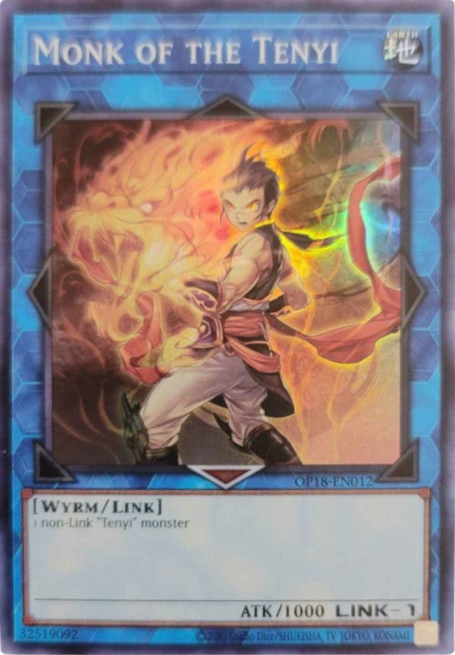 Monk of the Tenyi [OP18-EN012] Super Rare | Jomio and Rueliete's Cards and Comics