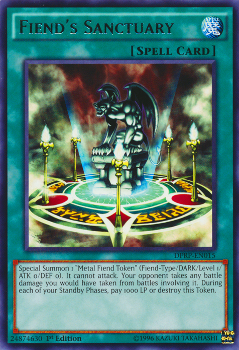 Fiend's Sanctuary [DPRP-EN015] Rare | Jomio and Rueliete's Cards and Comics